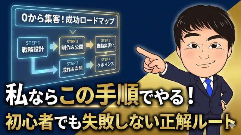 私ならこの手順でやる！初心者でも失敗しない正解ルート